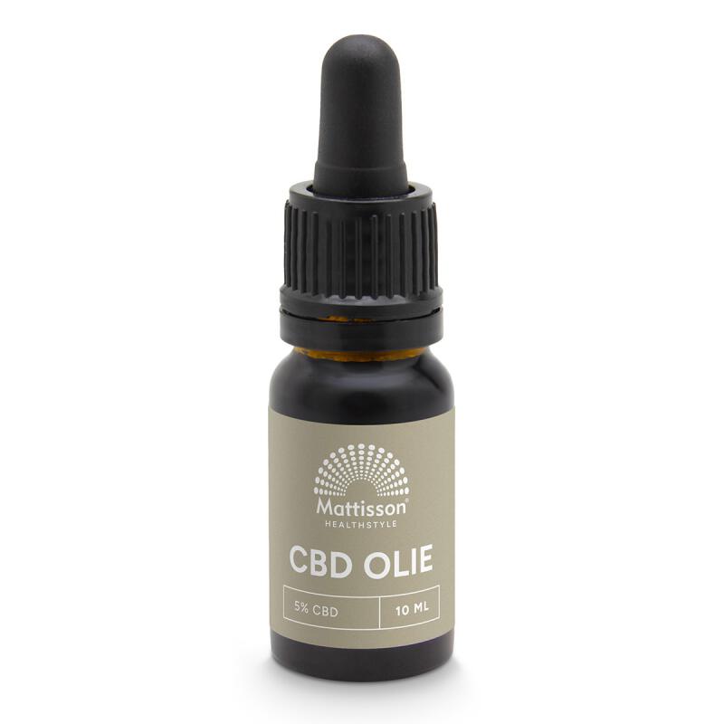 CBD olie 5% van Mattisson GEEN BIO, 1 x 10 ml